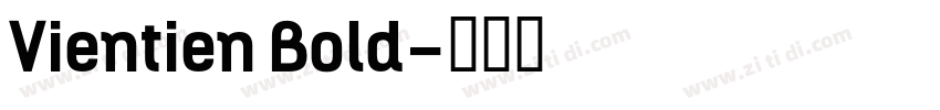 Vientien Bold字体转换